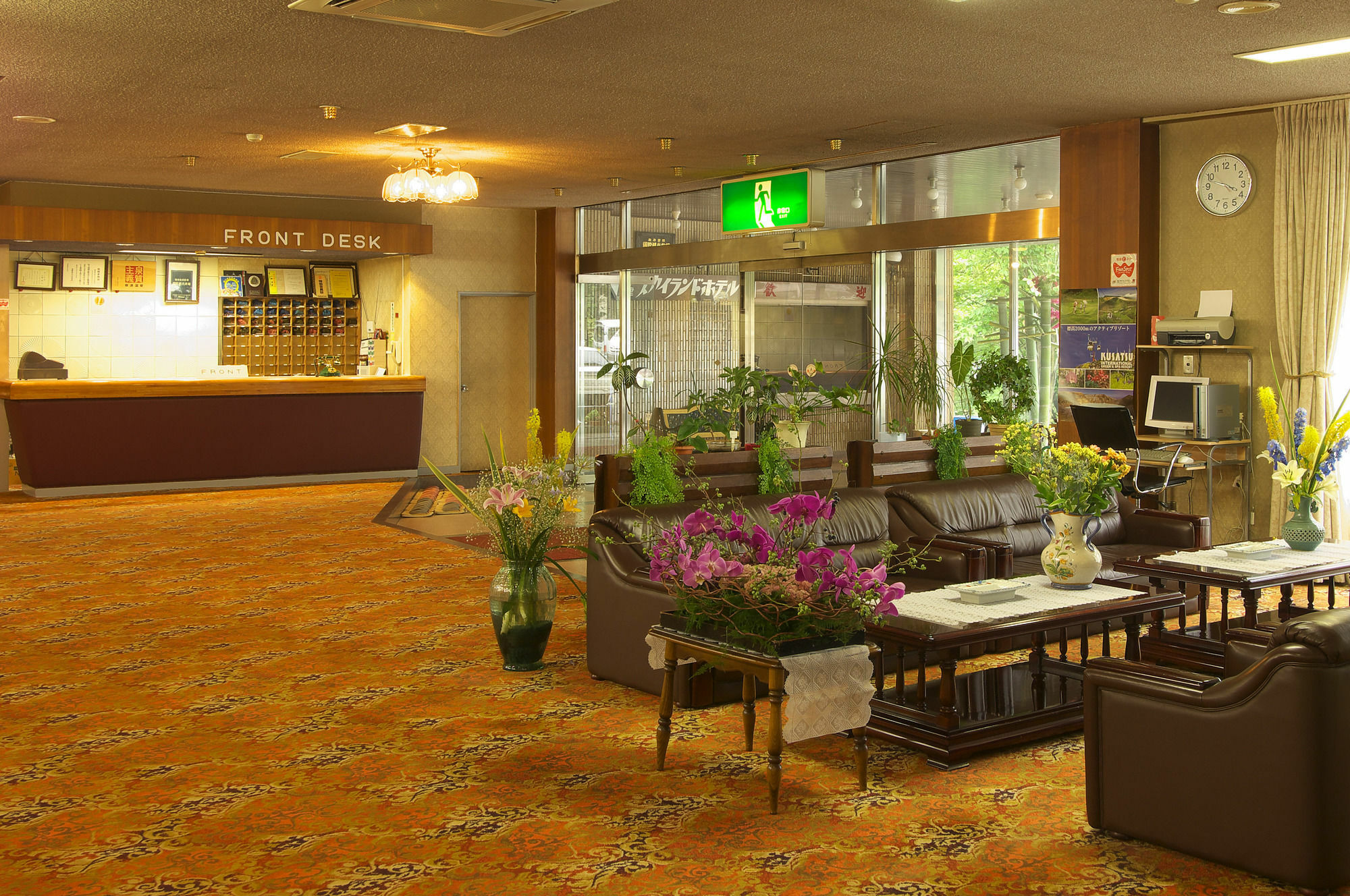 Kusatsu Skyland Hotel Exterior foto
